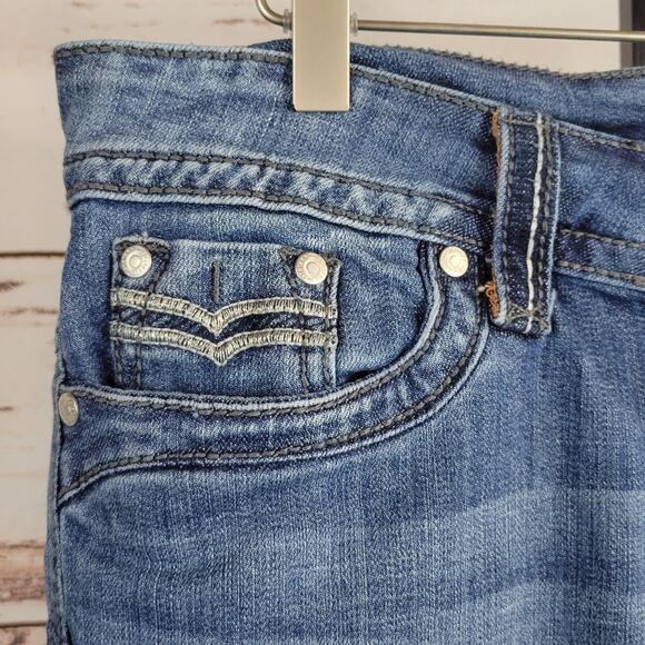 Stetson Hollywood Boot Cut Jean Distressed Size 12 Short - Picture 10 of 10